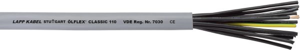 Przewód sterowniczy LAPP ÖLFLEX® CLASSIC 110 1119225/1, 25 G 1 mm², Produkty w metrach bieżących, szary