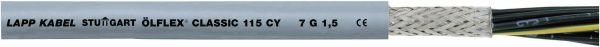 LAPP ÖLFLEX® CLASSIC 115 CY Przewód sterowniczy 3 x 0.75 mm² szary 1136803/100 100 m