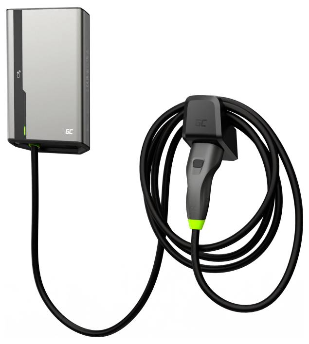 Stacja ładowania samochodów elektrycznych Green Cell HabuDen, GC-EVGC021B2275, Typ 2, 22 kW, 7.5 m - obrazek 1