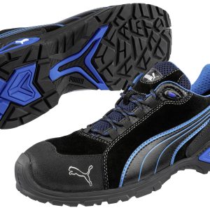 PUMA Rio Black Low 642750-43 Obuwie ochronne S3 Rozmiar buta (EU): 43 czarny, niebieski 1 szt. PUMA Rio Black Low 642750-43 Obuwie ochronne S3 Rozmiar buta (EU): 43 czarny, niebieski 1 szt.