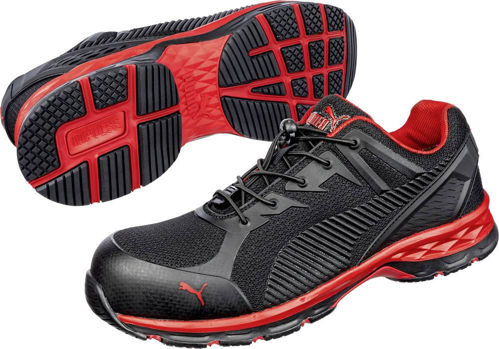 PUMA FUSE MOTION 2.0 RED LOW 643890-39 ESD Obuwie ochronne S1P Rozmiar buta (EU): 39 czarny, czerwony 1 szt. - obrazek 1