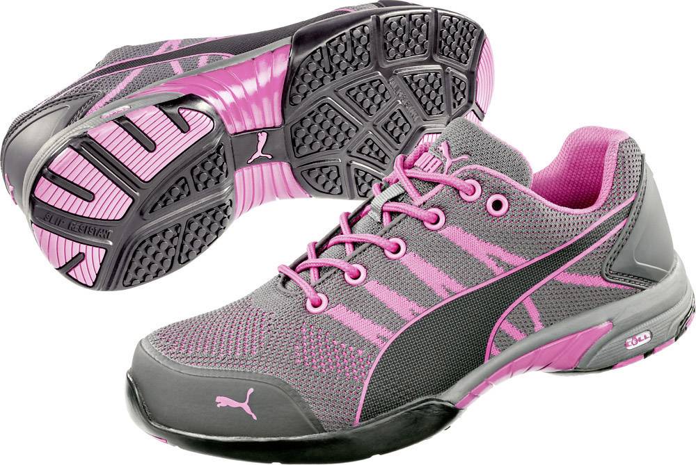 PUMA Celerity Knit Pink 642910-35 Obuwie ochronne S1 Rozmiar buta (EU): 35 szary, różowy 1 szt. - obrazek 1
