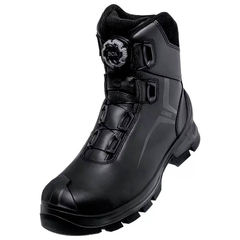 uvex S3L BOA PU/GU W12 6536344 Buty ochronne S3L Rozmiar buta (EU): 44 czarny 1 par(a) - obrazek 1