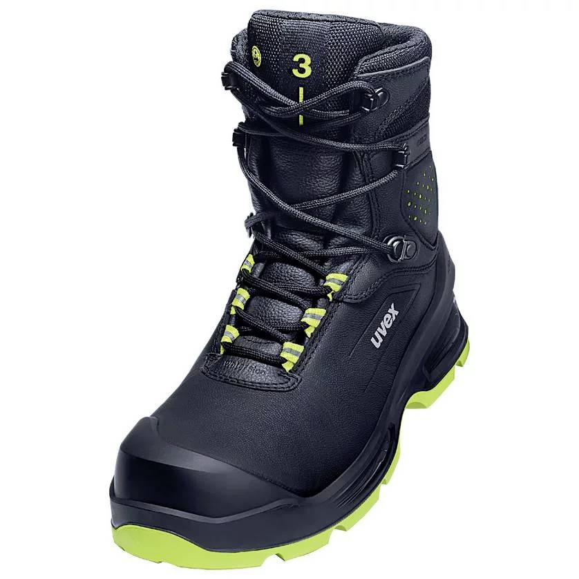 uvex S3 PUR W11 6875242 Buty ochronne S3 Rozmiar buta (EU): 42 czarny, żółty 1 par(a) - obrazek 1