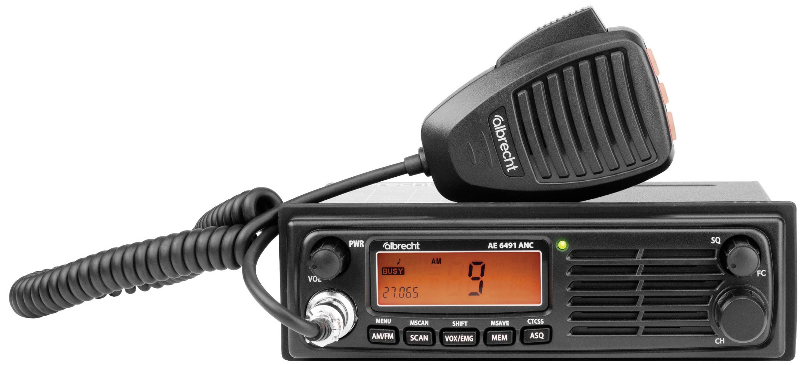 Radio CB Albrecht AE 6491 ANC 12648.02, 1 szt. - obrazek 1