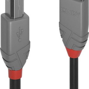 LINDY Kabel USB USB 2.0 Złącze męskie USB-A, Złącze męskie USB-B 10.00 m czarny 36677 LINDY Kabel USB USB 2.0 Złącze męskie USB-A, Złącze męskie USB-B 10.00 m czarny 36677