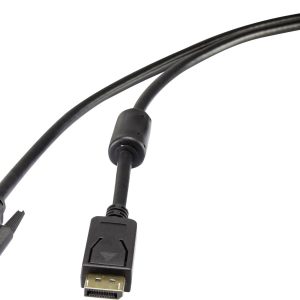 adapter DisplayPort, DVI Renkforce RF-3301148, 0.50 m, czarny