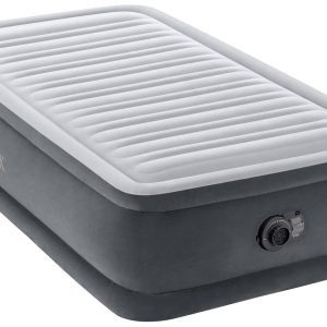 Intex 64412ND TWIN COMFORT-PLUSH AIRBED Łóżko powietrzne (D x S x W) 191 x 99 x 46 cm szary Intex 64412ND TWIN COMFORT-PLUSH AIRBED Łóżko powietrzne (D x S x W) 191 x 99 x 46 cm szary