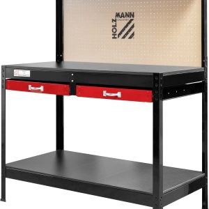 Holzmann Maschinen WT06 Zestaw stołu warsztatowego (S x W x G) 1210 x 1500 x 610 mm czarny Holzmann Maschinen WT06 Zestaw stołu warsztatowego (S x W x G) 1210 x 1500 x 610 mm czarny