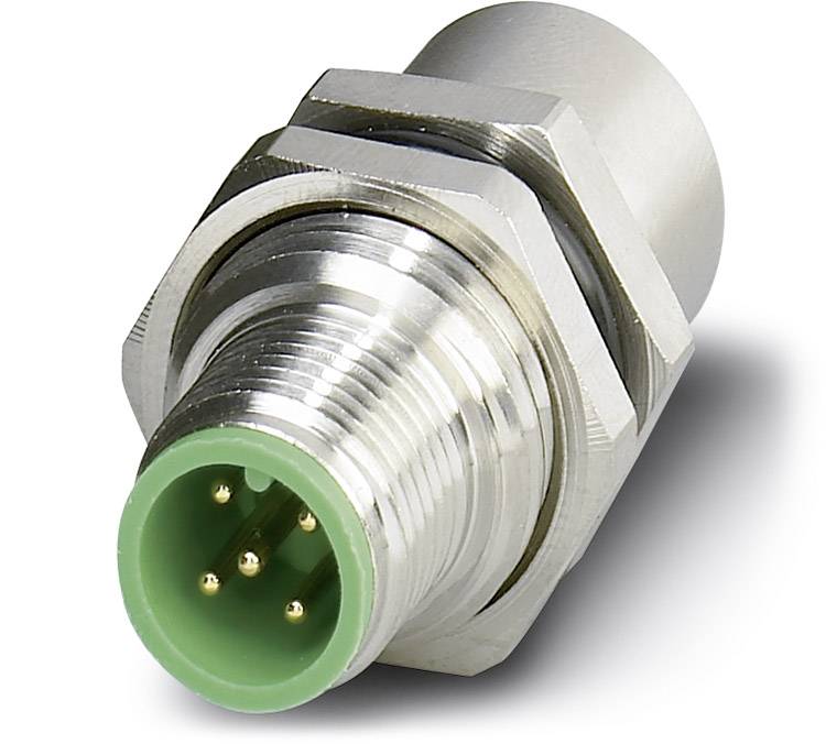 Phoenix Contact 1551671 Złącze czujnika/aktuatora do zabudowy M12 adapter, montaż kołnierzowy Ilość pinów: 5 1 szt. - obrazek 1