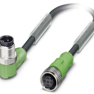 Kabel do czujników/elementów wykonawczych Phoenix Contact SAC-4P-M12MR/0,3-PUR/M12FS 1668593, złącze żeńskie M12, proste Kabel do czujników/elementów wykonawczych Phoenix Contact SAC-4P-M12MR/0,3-PUR/M12FS 1668593, złącze żeńskie M12, proste