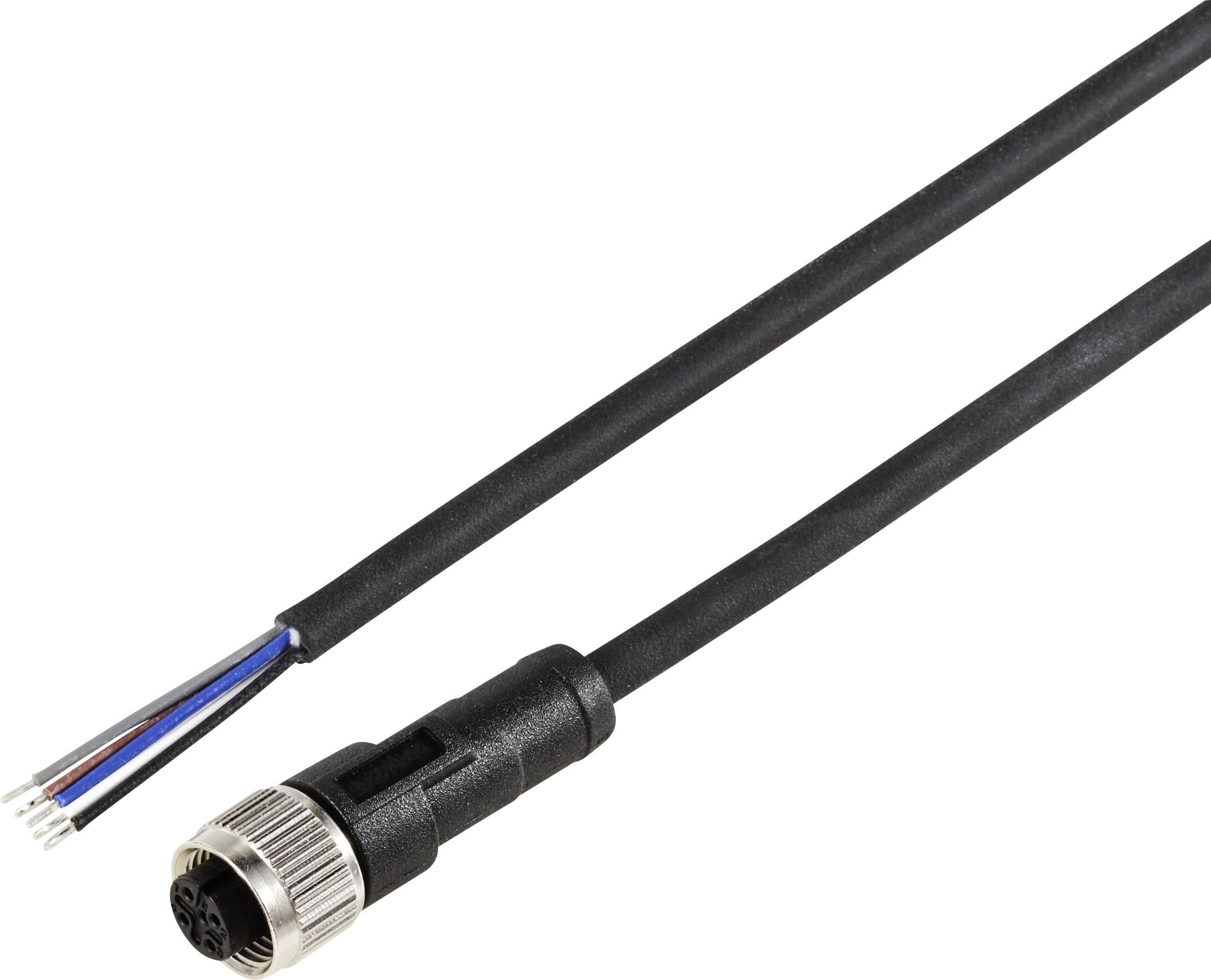 TRU COMPONENTS TC-12833080 Kabel połączeniowy czujnika/aktuatora, piny: 5, 5 m, 1 szt. - obrazek 1