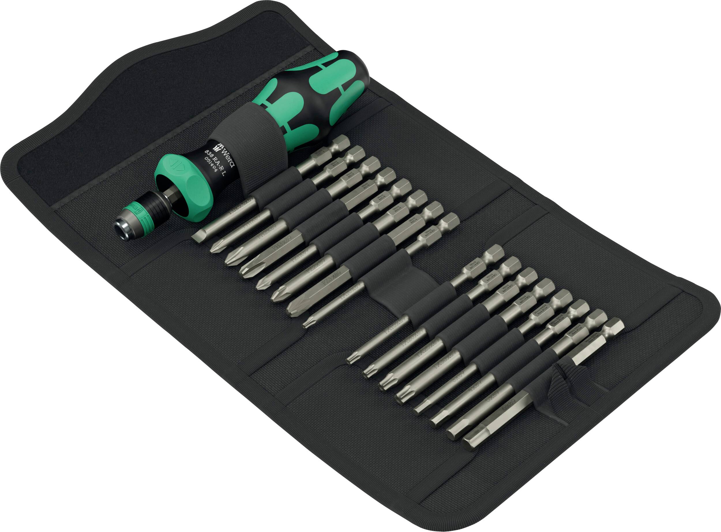 Zestaw bitów Wera Kompakt 60 RA-R 1 05051530001 do warsztatu 1/4" (6,3 mm) - obrazek 1