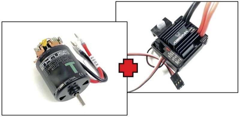 Zestaw napędowy szczotkowy do modeli RC Absima Thrust B-Spec V2 35T 1 szt. - obrazek 1