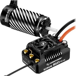 Zestaw napędowy bezszczotkowy do modeli RC Hobbywing Ezrun MAX5 HV Combo 56118SD 800kV G2 1 szt. Zestaw napędowy bezszczotkowy do modeli RC Hobbywing Ezrun MAX5 HV Combo 56118SD 800kV G2 1 szt.