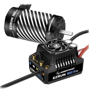 Zestaw napędowy bezszczotkowy do modeli RC Hobbywing Ezrun MAX10 G2 140A Combo mit 3665SD-2400kV 1 szt. Zestaw napędowy bezszczotkowy do modeli RC Hobbywing Ezrun MAX10 G2 140A Combo mit 3665SD-2400kV 1 szt.