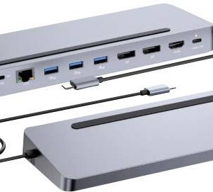 Stacja dokująca USB-C® i-tec I-TEC USB-C Metal Ergonomic 4K 3x Disply Stacja dokująca USB-C® i-tec I-TEC USB-C Metal Ergonomic 4K 3x Disply