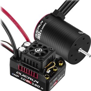 Zestaw napędowy bezszczotkowy do modeli RC Hobbywing Combo WP10BL120G2 mit 3652SL-5400KV-G2 1 szt. Zestaw napędowy bezszczotkowy do modeli RC Hobbywing Combo WP10BL120G2 mit 3652SL-5400KV-G2 1 szt.