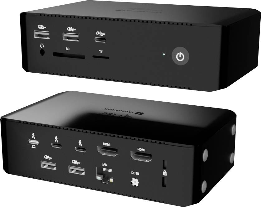 Thunderbolt™ 5 Dockingstation i-tec Thunderbolt 5 Quattro Display Docking Station + Power Delivery 140W - obrazek 1