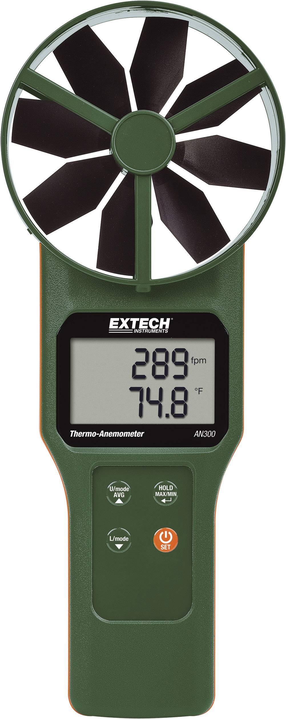 Anemometr Extech AN300, 0.2 do 30 m/s, -20 do 60 °C - obrazek 1