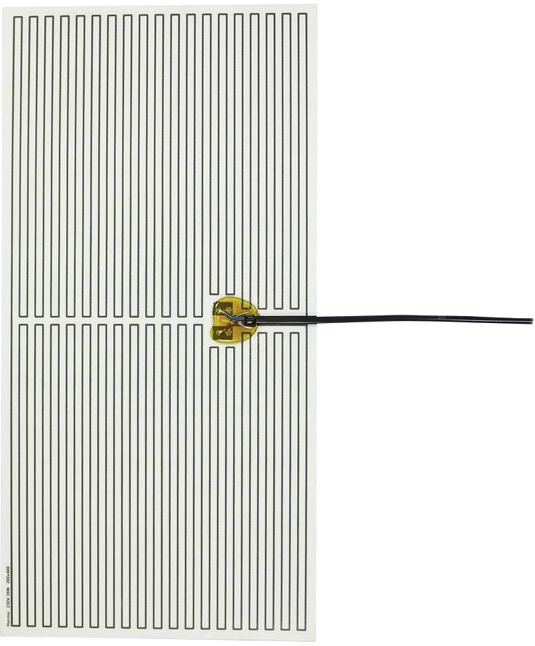 Thermo TECH poliester Folia grzewcza samoprzylepna 230 V/AC 35 W Certyfikat odporności IPX4 (D x S) 400 mm x 200 mm - obrazek 1