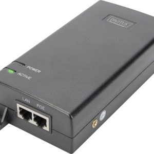 Digitus DN-95104 Injektor PoE 1 GBit/s IEEE 802.3at (25.5 W), IEEE 802.3af (12.95 W)