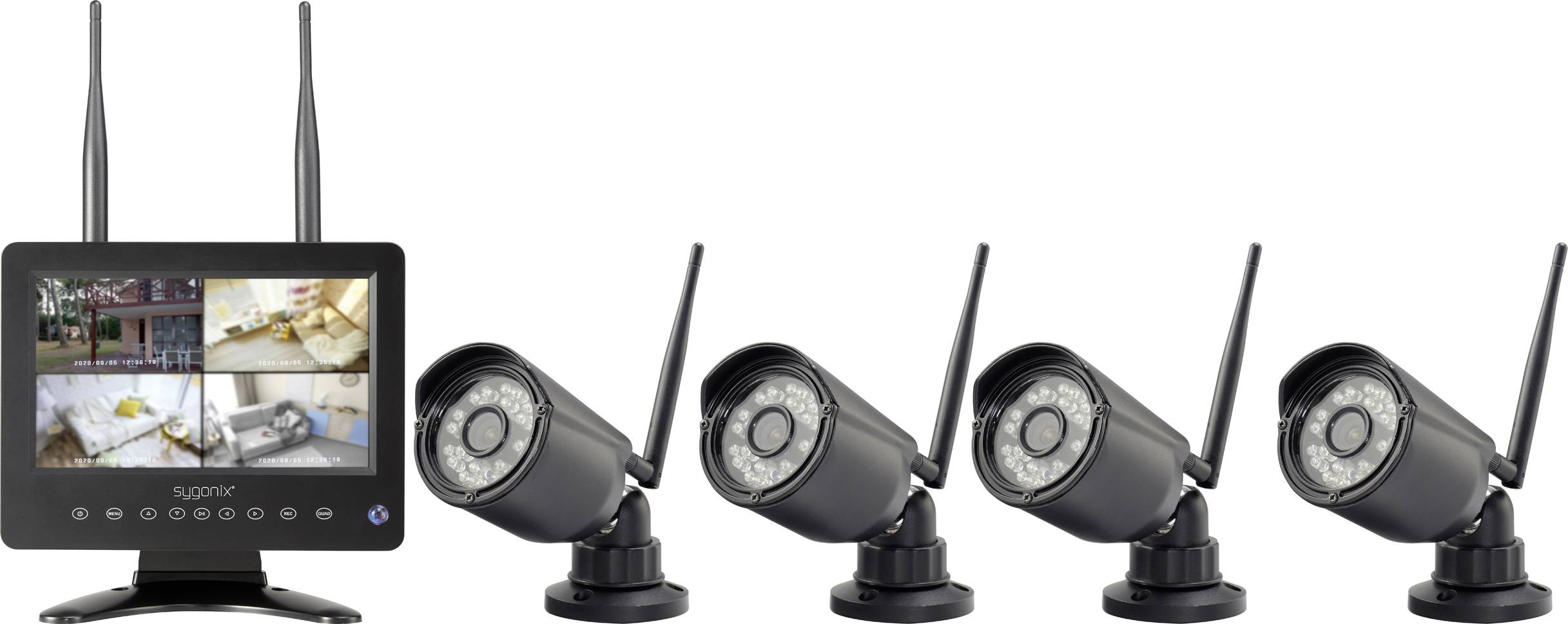 Zestaw monitorujący Sygonix SY-6330456 1280 x 720 px - obrazek 1