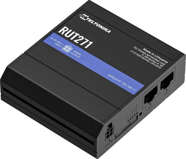 Teltonika RUT271 Router Wbudowany modem: 5G