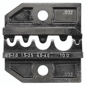 Wkładka do zaciskarki Rennsteig Werkzeuge Crimp-Einsatz 0,5 -10,0mm für Crimp-Systemzange 624 032 3 0, 0.5 do 10 mm² Wkładka do zaciskarki Rennsteig Werkzeuge Crimp-Einsatz 0,5 -10,0mm für Crimp-Systemzange 624 032 3 0, 0.5 do 10 mm²