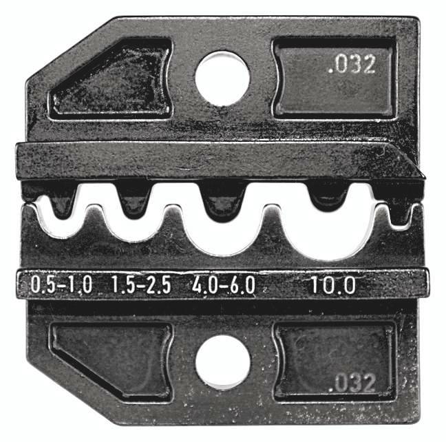 Wkładka do zaciskarki Rennsteig Werkzeuge Crimp-Einsatz 0,5 -10,0mm für Crimp-Systemzange 624 032 3 0, 0.5 do 10 mm² - obrazek 1