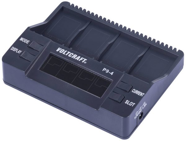 Ładowarka do akumulatorów blokowych 9V VOLTCRAFT P9-4 NiCd, NiMH, LiIon