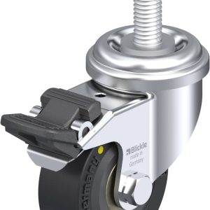Blickle 613232 LRA-VPA 50K-FI-EL-GS10 Kółko skrętne z hamulcem Średnica koła: 50 mm Maksymalne obciążenie: 30 kg 1 szt. Blickle 613232 LRA-VPA 50K-FI-EL-GS10 Kółko skrętne z hamulcem Średnica koła: 50 mm Maksymalne obciążenie: 30 kg 1 szt.