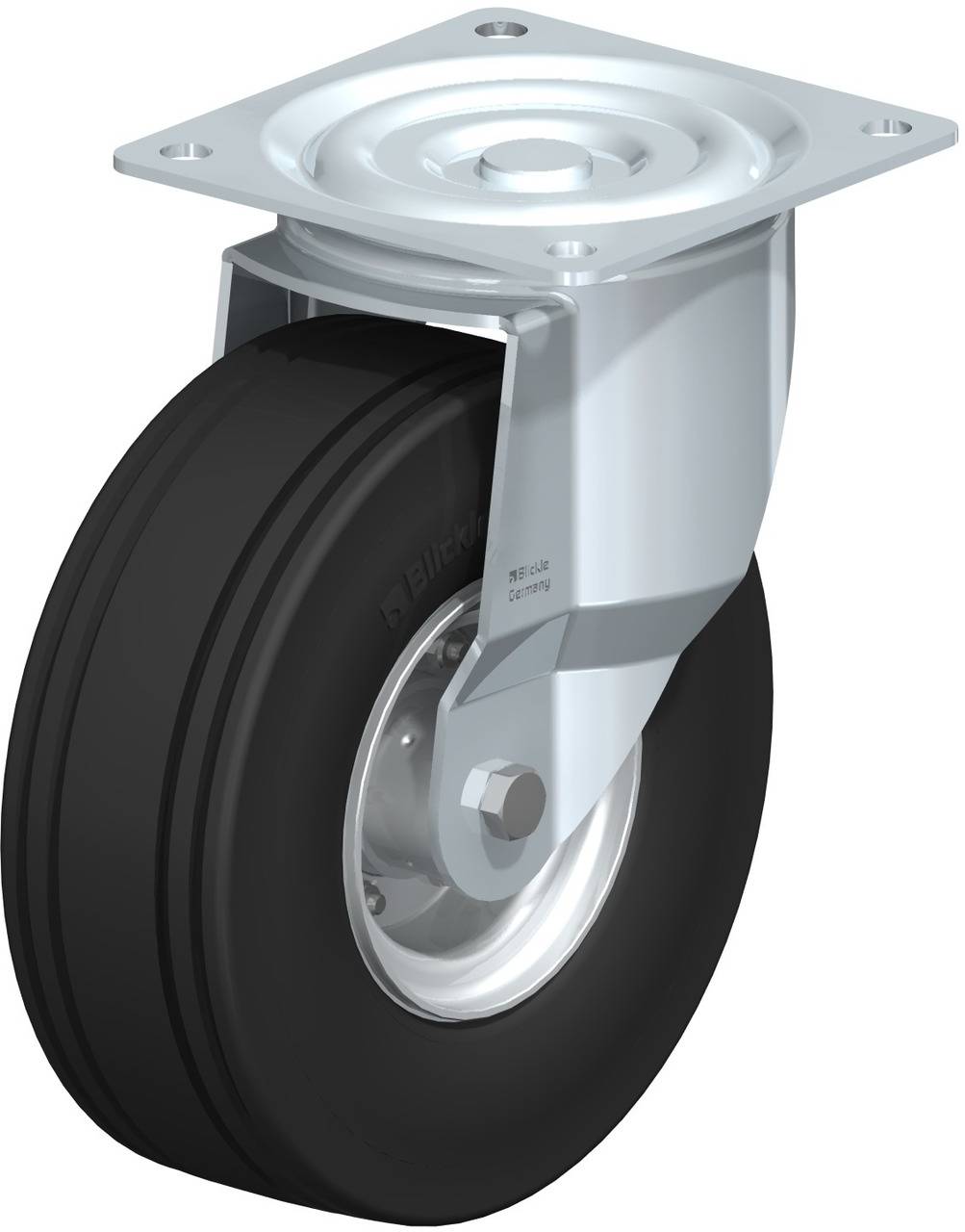 Blickle 34660 L-VLE 250K Kółko skrętne Średnica koła: 250 mm Maksymalne obciążenie: 450 kg 1 szt. - obrazek 1