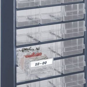 raaco Szafka z szufladami (D x S x W) 150 x 306 x 552 mm Ilość przegród: 24 Opis 1 szt.