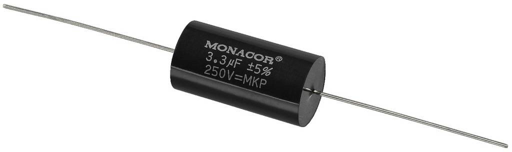 Monacor MKPA-33 Kondensator głośnikowy 3.3 µF - obrazek 1