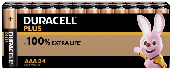 Bateria AAA/R03 Duracell Plus Power 1.5 V 24 szt.