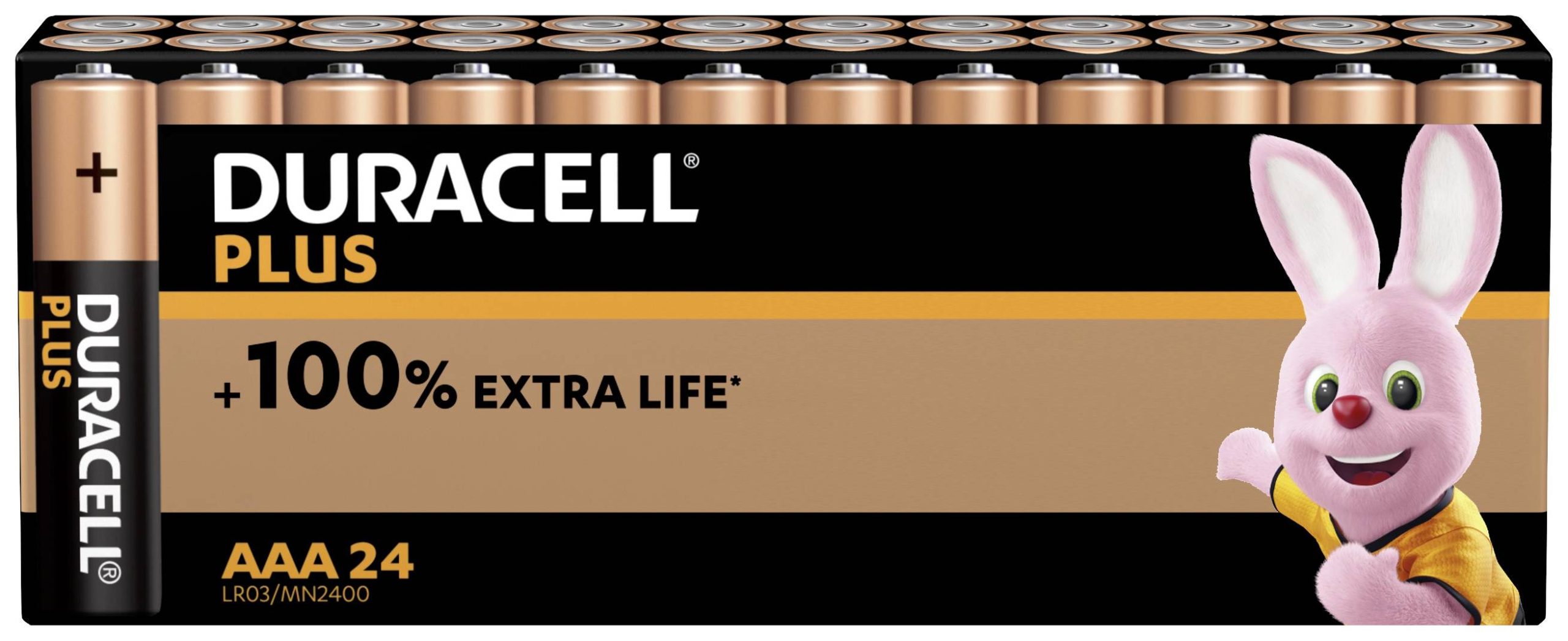 Bateria AAA/R03 Duracell Plus Power 1.5 V 24 szt. - obrazek 1