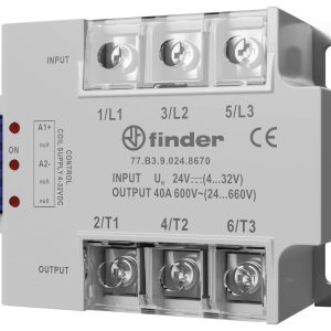 Przekaźnik SSR Finder TC-GSR-1-25DD 40 A 660 V/AC Natychmiastowe przełączanie wartości 1 szt. Przekaźnik SSR Finder TC-GSR-1-25DD 40 A 660 V/AC Natychmiastowe przełączanie wartości 1 szt.