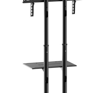 SpeaKa Professional SP-6646948 Base-Line Stojak na kółkach do telewizora 94,0 cm (37″) – 177,8 cm (70″) Uchylny, z regul SpeaKa Professional SP-6646948 Base-Line Stojak na kółkach do telewizora 94,0 cm (37″) – 177,8 cm (70″) Uchylny, z regul