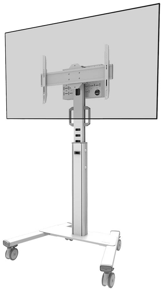 Neomounts FL50S-825WH1 Stojak na kółkach do telewizora 94,0 cm (37″) – 190,5 cm (75″) Stojak podłogowy, Uchylny, z regul