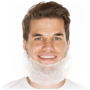 Franz Mensch FM1041 Ochrona brody biała, 100 sztuk biały Franz Mensch FM1041 Ochrona brody biała, 100 sztuk biały