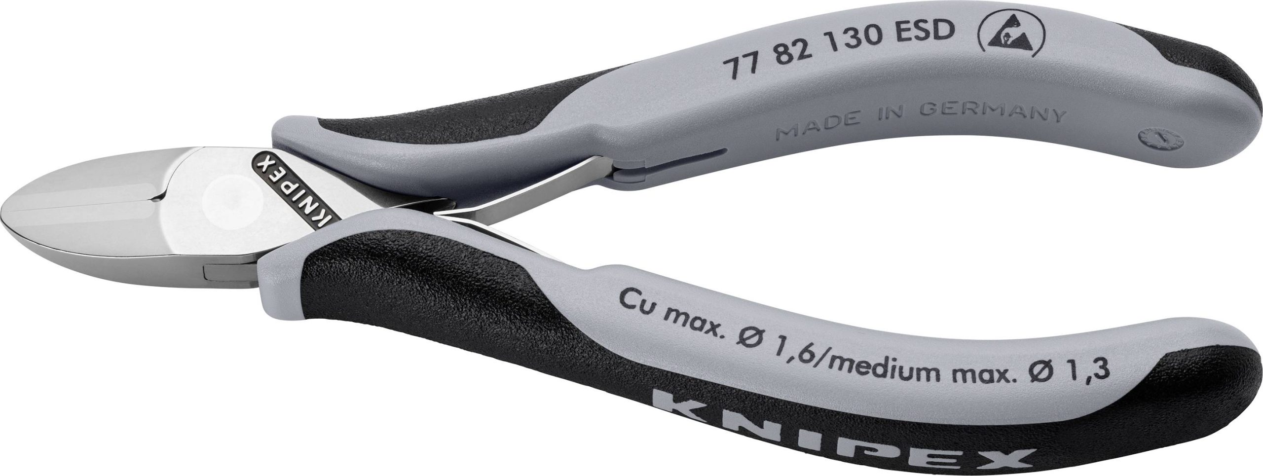 Szczypce boczne Knipex 77 82 130 ESD, 130 mm, ESD - obrazek 1