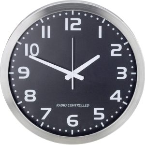 M601508 Sterowany radiowo Zegar ścienny 40 cm aluminiowy M601508 Sterowany radiowo Zegar ścienny 40 cm aluminiowy