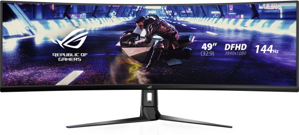 Asus XG49VQ Monitor EEK G (A – G) 124.5 cm (49 cal) 3840 x 1080 px 32:9 4 ms HDMI, DisplayPort, USB, gniazdo słuchawkowe