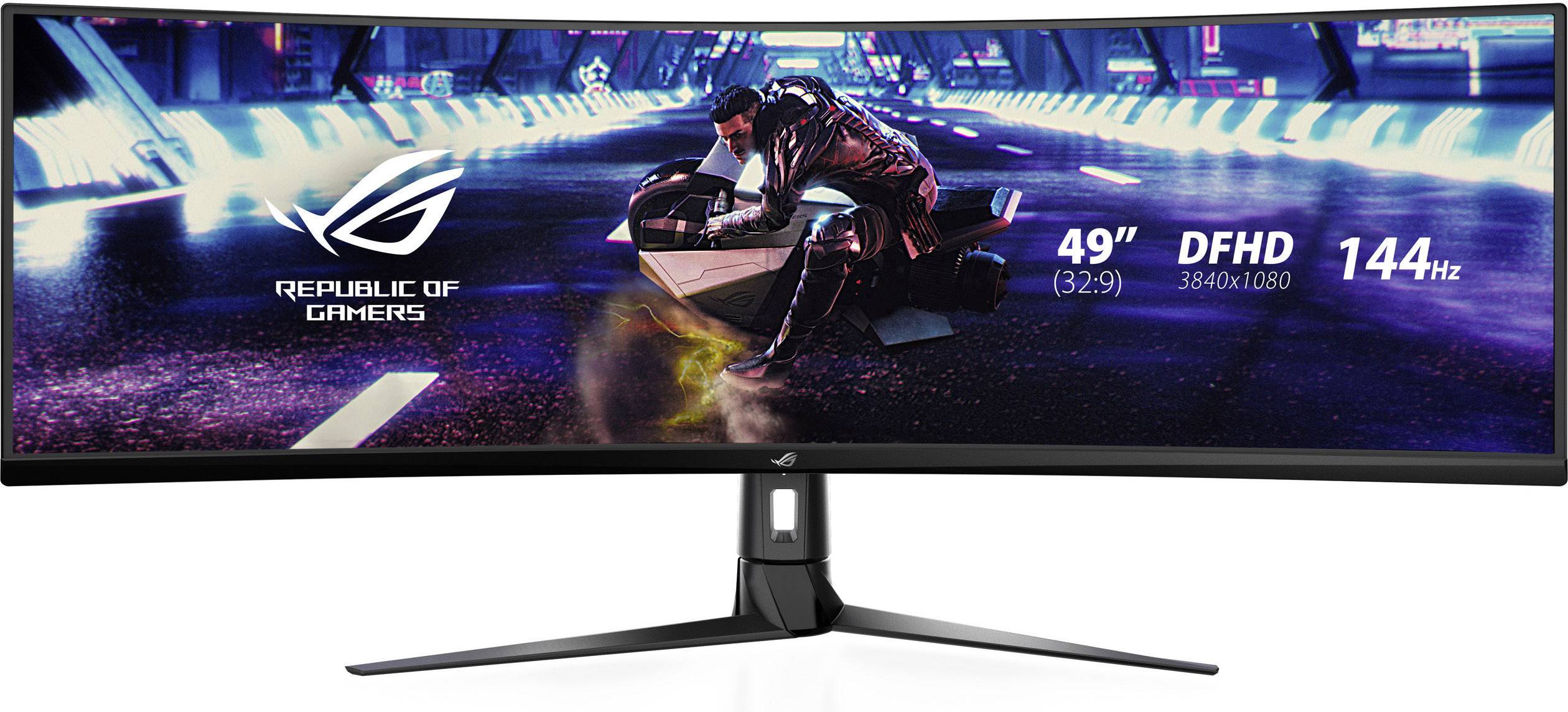 Asus XG49VQ Monitor EEK G (A - G) 124.5 cm (49 cal) 3840 x 1080 px 32:9 4 ms HDMI, DisplayPort, USB, gniazdo słuchawkowe - obrazek 1