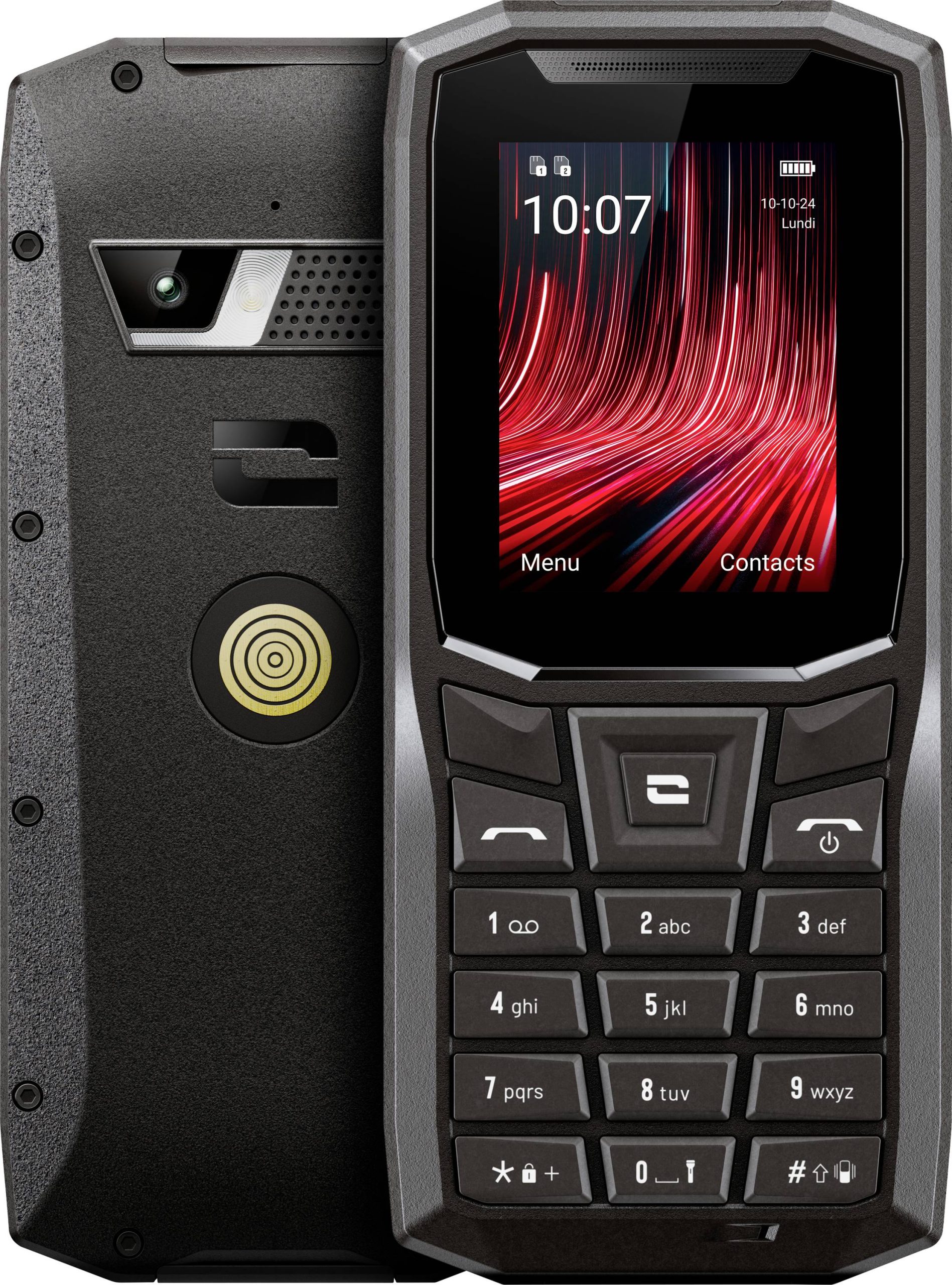 Telefon komórkowy Dual-SIM Crosscall Core-S5 czarny - obrazek 1