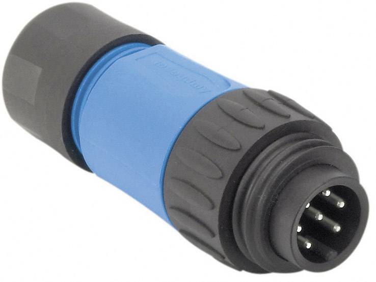 Złącze wtykowe Amphenol C01630H006 110 10, 6-pin + PE, przyłącze śrubowe - obrazek 1