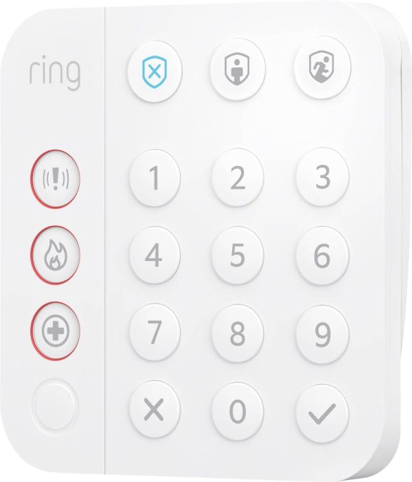 ring Alarm Keypad (2nd Gen) 4AK1SZ-0EU0 Bezprzewodowe rozszerzenie systemu alarmowego Klawiatura