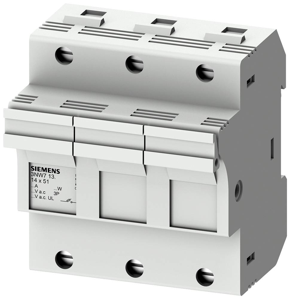 Siemens 3NW7131 3NW7131 Uchwyt cylindryczny bezpiecznika 50 A 690 V/AC 1 szt. - obrazek 1