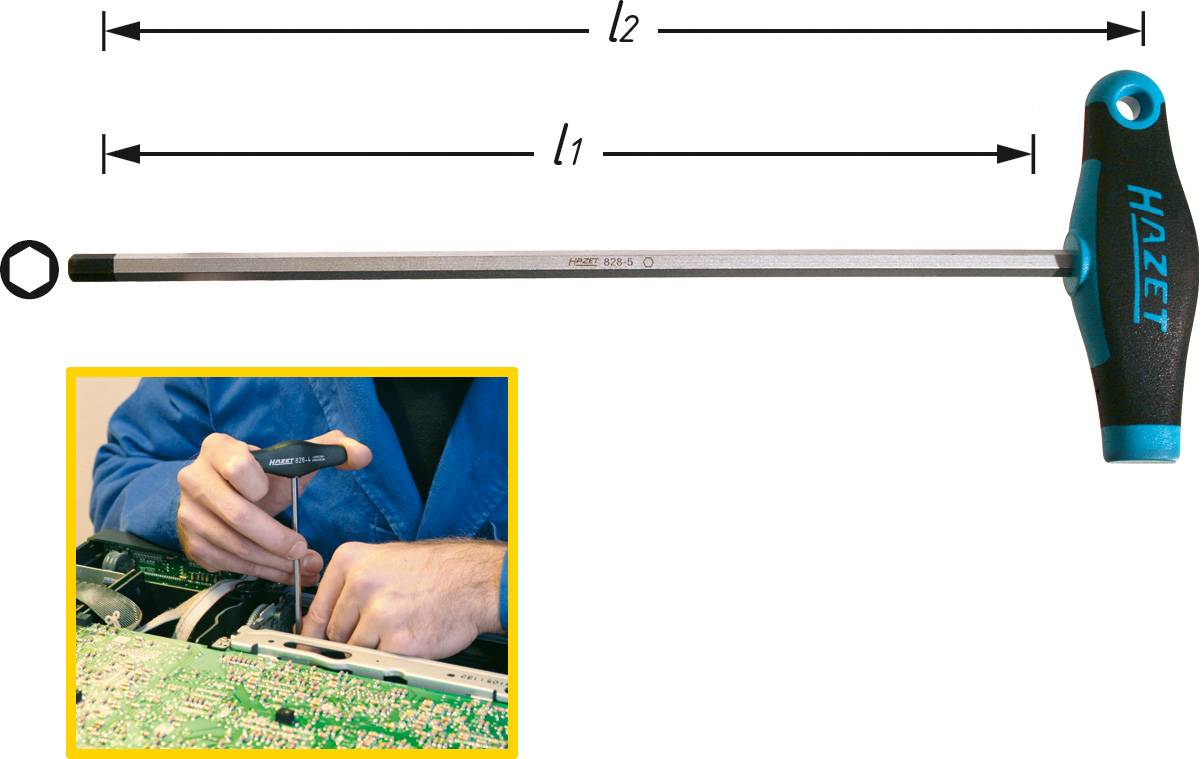Wkrętak imbusowy Hazet 828-10 828-10 10 mm - obrazek 1